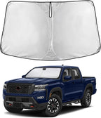 Windshield Sunshade Compatible for Nissan Frontier 2022-2024 2025 2026, Sun Visor for Front Windshield & Window Sun Shade Cover, UV Heat Blocker & Protector, Car Accessories