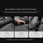 YANTING Car Seat Gap Filler 2 Pack - No Drop Seat Guard, Universal Car Seat Gap Plug with Storage Slot, Durable Non-Slip Material, Anti-Drop Gap Filler for Cars, Trucks & SUV (Black)