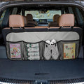 Car Trunk Organizer, Large Capacity Backseat Hanging Storage Bag with 4 Pockets, Waterproof Foldable Car Interior Organizing Accessories, Universal for SUV, Truck, Van, MPV (Grey)