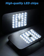 Compatible with LED Lights Toyota Highlander 2023 2022 2021 2020 Cargo Lamps Decorative Atmosphere Lamp Trunk Ceiling Lighting 2 PCS (Only for Electric Tailgate Versions, Not fit 2024)