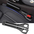 No Drop Seat Guard, Car Seat Gap Filler, Car Gap Filler Organizer, Universal Drop Seat Guards for Car Accessories Interior Prevent Stop Cellphone Wallet Keys Coins and Card from Dropping (black 2)