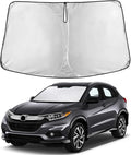 Windshield Sunshade Compatible for Honda HRV 2016-2020 2021 2022, Sun Visor for Front Windshield & Window Sun Shade Cover, UV Heat Blocker & Protector, Car Accessories