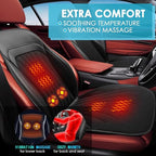 3 in 1 Massage Cushion with Winter, Cooling Seat Covers, Chair Massager for Full Body 12V Car Seat Covers (Summer&Winter -3)