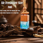 ikeda fragrance Car Air Freshener 8ml Nature Scents | 45-Days Long-Lasting Fragrance | Automotive Hanging Diffuser Bottles | Remove Auto Odor Fresh Air for Men Home Deodorizer (1pcs, Sandalwood)