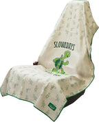 Athletic Running Towel, Full-Sized, Car Seat Cover - Moisture Wicking (Slow Days Still Count)