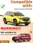 in-Channel Window Rain Guards Fit for 2025 2026 Subaru Forester Extra Durable Rain Guards Window Deflectors Visors Vent Visors Vent Shades Car Accessories - 4 pcs