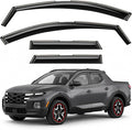 Window Deflectors Smoke Tinted In-Channel Side Window Vent Visor Deflectors Rain Guards Compatible with Santa Cruz 2022-2026 - 4pcs. GW0330