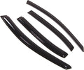 WD2-259 Dark Smoke 4 Pcs Set Window Visor (Outside Mount) Deflector Rain Guard Compatible with 2006-2010 Hyundai Sonata