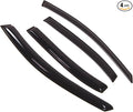 Outside Mount Window Vent Visors Rain Guards Compatible with Hyundai Sonata 2006-2010 | Side Window Wind Deflectors Rain Shields | Smoke Tinted, 4 Pcs Set, DGWV-259