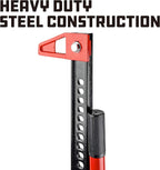 Powerbuilt 8-Inch Ratcheting Off Road Utility Farm Jack, 3 Ton (6,000 lb) Capacity Utility High Lift Farm Jack, Lift Range: 5-1/4" to 34-1/2", for Tractor Truck SUV -647587