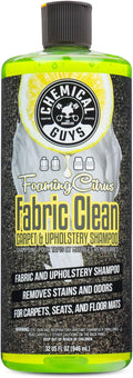 Foaming Citrus Fabric Clean Carpet & Upholstery Cleaner (Car Carpets, Seats & Floor Mats), Safe for Cars, Home, Office, & More, Extra Large Size 32 fl oz, Citrus Scent - CWS20332