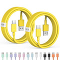 10 FT Car Carplay Cable for iPhone 17 16 15 Cable USB to USB C Cable[Apple MFi Certified] USB C Carplay Cord,iPhone 17 Charger Cord,iPhone 16 Car Charger,USB to Type C Cable Car Charging Cable(Yellow)