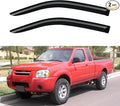 Window Visors Rain Guards for 1998-2004 Nissan Frontier Regular/King/Crew Cab, Out-Channel Window Vent Wind Deflectors Visors Shades for 2000-2004 Nissan Xterra