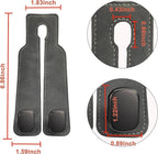 Amelity Car Headrest Hooks, Purse Hook for Vehicle 4 Pack Gray | Universal Car Interior Accessories for Women, Available in 2/4 Pack, Storage Hanger Holds Purses, Backpacks, Grocery Bags