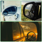 6 Pcs Blindspot Mirrors 2 Inch Blind Side Mirror for Car Round Self Adhesive Rear View Car Mirror(Classic Style)