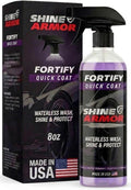 Fortify Quick Coat - 8oz Ceramic Waterless Detailer Spray | 3-in-1 Wash, Wax & Nano-Ceramic Coating | Mirror Shine, Zero Streaks, No Dust Residue | 6-12 Month Protection | Made in USA | Spray On, Wipe Off. Ceramic Protection That Lasts 6 to...