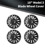 Wheel Cover for Tesla Model 3 Highland (2023-2025) Hubcaps 18 inch Hubcaps 4PCS Wheel Rim Cover Full Rims Cover ABS Hubcap for Tesla Model 3 Accessories