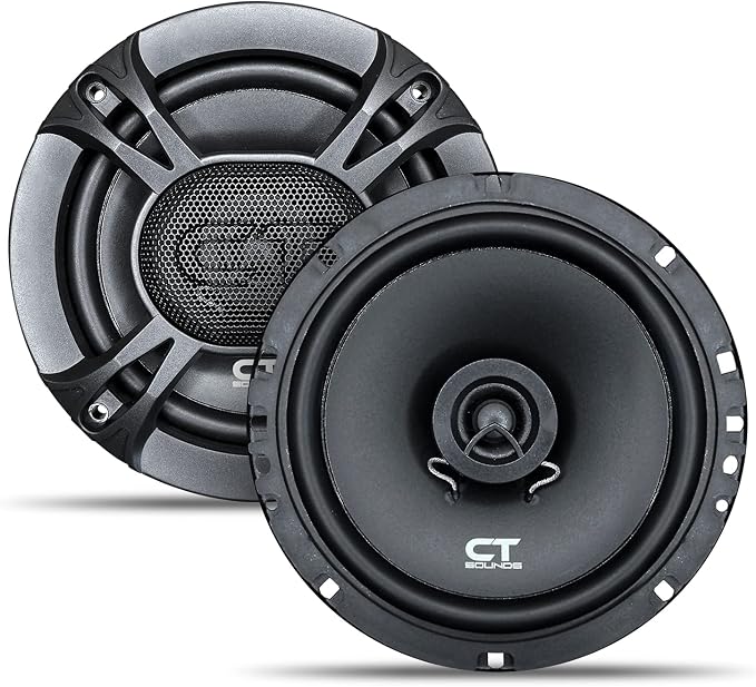 CT Sounds BIO-6-5-COX 6.5 Inch Coaxial Car Speakers, 200 Watts Max, Pair