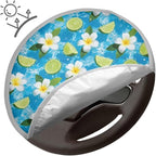 Flower Steering Wheel Sun Shade Cover Protector Car Steering Wheel,Anti-Heat Block Steering Wheel Cover Sun Shade Steering Wheel Sun Heat Shield for Car Truck SUV Van