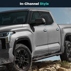 4PCS in Channel Rain Guards Fit for 2022 2023 2024 2025 2026 Toyota Tundra Crew Max, Durable Side Wind Deflectors, Vent Window Visors Shades Shield