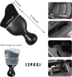 2PCS Car Interior Dust Brush, Soft Scratch Free Auto Detailing Brushes, Universal Vehicle Interior Cleaning Tool for Automotive Dashboard, Air Vents, Leather (Black)