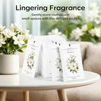 Scented Sachet House Air Freshener - 12 Pack Long Lasting Gardenia Fragrance Deodorizer for Home Closet Drawer Car