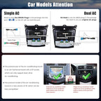 4+128G Android Car Stereo for Honda Accord 7th 2003 2004 2005 2006 2007, 9”Incell Touchscreen Radio with CarPlay, Android Auto, Bluetooth, GPS Navigation, WiFi, FM, RDS + AHD Backup Camera