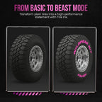 Color Tire Paint Pen - Waterproof Permanent Paint Pens for Car Wheels Lettering | Car Wash Safe and Durable | Made in Japan (Pink, 1 Pen)