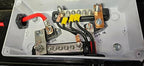 250 Amp Power Distribution Block 12V Marine Positive and Negative Buss Bar 48v Battery Terminal Block Dc Ground Bus Bar for Boat Automotive Busbar Kit - 2 x M8 Post, 12 x M5 Screws