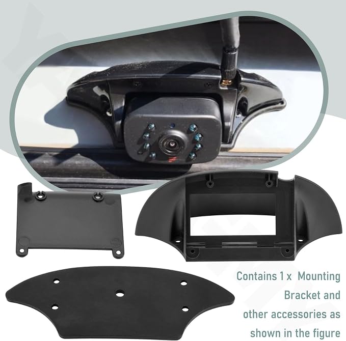 FRCBRKT-BL Mounting Bracket Compatible with Furr-ion Backup Camera/RV Camera, Backup Cam-era System Mounting Kit (Moun-ting Bracket Only)