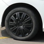 4-Pack 16 Inches Wheel Rim Cover Hubcaps,Redesign Fashion Style Replacement Hubcaps,Car Truck SUV Hub Accessories, Matte Black