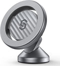 for MagSafe Car Mount - Magnetic Phone Holder for Car Dash,360° Rotation Strong Magnets Car Phone Holder Compatible iPhone 17 16 15 14 13, MagSafe Car Accessories, Titanium Silver