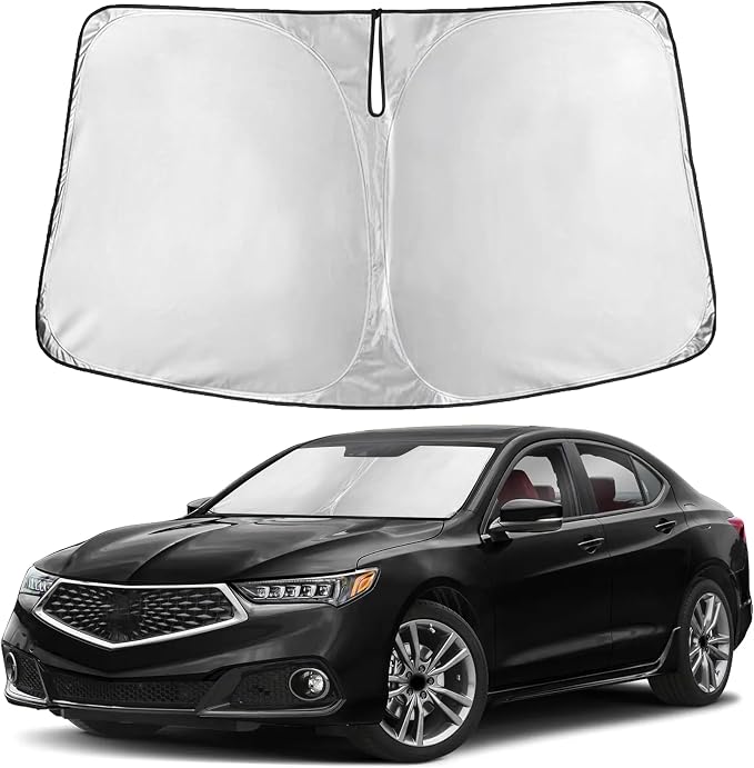 Windshield Sunshade Compatible for Acura TLX 2015-2018 2019 2020, Sun Visor for Front Windshield & Window Sun Shade Cover, UV Heat Blocker & Protector, Car Accessories