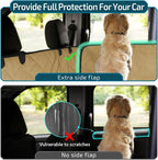 SUV Cargo Liner for Dogs with Side Flaps, Large (54" x 93") Water Resistant Trunk Cover, Non-Slip Pet Area Protector with Bumper Flap, Universal Fit for SUVs Sedans Vans, Khaki