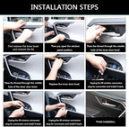 LED Light Inner Door Handle for Toyota RAV4 2025 2024 2023 2022 2021 2020 2019 Accessories Bowl Mood Lighting Decorative Interior Lamp 4PCS (Blue)