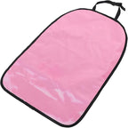 Car Seat Kick Mat and Back Seat Protector for Waterproof Pu Leather Anti-Impact Cover with Storage Pocket Car Interior Guard for Dirt Resistance