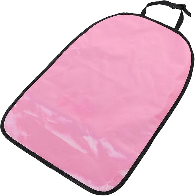 Car Seat Kick Mat and Back Seat Protector for Waterproof Pu Leather Anti-Impact Cover with Storage Pocket Car Interior Guard for Dirt Resistance