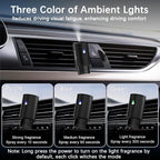 Car Air Freshener Diffuser, Smart Car Air Freshener with 3 Spray Modes, Auto On/Off, Rechargeable Aromatizante para Carro with 10pcs Essential Oil, 5 Scents, Long-Lasting, 2Pack