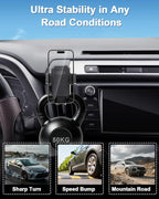 PZK Magnetic Car Phone Holder for Toyota RAV4 2013-2018 Accessories Vent | Auto Lock Car Phone Mount Hands Free 360° Rotation Adjustable Phone Stand Fit for All 4.0-7.0'' Smartphone Phone Cradles