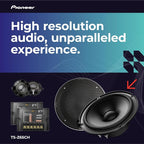 Z-Series TS-Z65CH 6.5” 2-Way Speakers (Pair) – 330W Max, Crisp Highs + Clear Vocals, Audiophile upgrade, add an amplifier for optimal performance