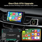 3-in-1 Wireless Carplay Adapter Magic AI Box with YouTube TikTok APPs Upgrade Wired Car Play to Wireless Support USB Drive for iPhone 10+ and Android 13+