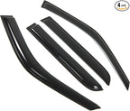 Outside Mount Window Vent Visors Rain Guards Compatible with Honda CR-V 1997-2001 | Side Window Wind Deflectors Rain Shields | Smoke Tinted, 4 Pcs Set, DGWV-228
