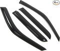 Outside Mount Window Vent Visors Rain Guards Compatible with Honda CR-V 1997-2001 | Side Window Wind Deflectors Rain Shields | Black Tinted, 4 Pcs Set, BGWV-228