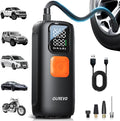 Tire Inflator Portable Air Compressor, 22 Cylinder & 6X Faster Inflation, 160 PSI Tire Pump with Digital Pressure Gauge, Auto Shut-Off, Air Pump for Car, Truck, Motorcycle, Bicycle, Ball
