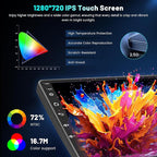 4+64G Android 15 Car Stereo for 2010-2016 Hyundai Accent Verna Solaris Wireless Carplay Android Auto,9'' IPS 1280 * 720 Touch Screen Radio DSP 5G WiFi Bluetooth GPS FM RDS+Free AHD Backup Camera