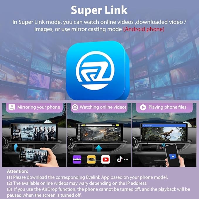Carpuride W904 Wireless Carplay & Android Auto with Dash Cam | 10.26" HD IPS Touch Car Play Screen for Car, 4K Front & 1080P Rear Camera, Loop Recording, Bluetooth Audio, Mirror Link, GPS