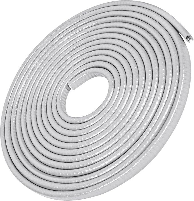 13Ft(4M) Long Car Door Edge Guards, U Shape Edge Trim Rubber Seal Protector Car Door Protection Anti-Collision Rubber Clips Easy to Cut No Need Adhesive Fit for Most Vehicles| Grey