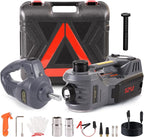 Portable 5 Ton 12V Electric Car Jack Kit Hydraulic Floor Jack with Impact Wrench Tire Inflator Pump for Vehicle Emergency Repair Kit 11023lbs