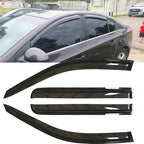 4pcs Original Shatterproof Rainproof Side Window Wind Deflectors for 2011-2015 Chevy Cruze,Outside Mount Rain Guard Sets,Nice Looking Window Visors for Cars,Vent Deflector for Cruze 11-15 94611