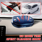 6pcs Antifreeze Electromagnetic Car Snow Removal Device, Solar Electromagnetic Car Snow Removal Device, Portable Ca r Defroster,Fast and Efficient Vehicle Microwave Deicing Instrument for Ice Scraping
